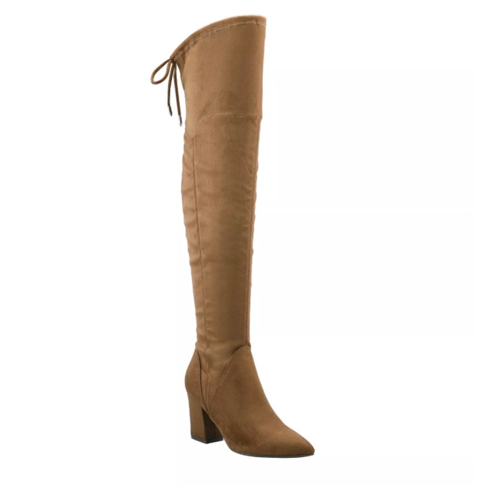 New Marc Fisher REDA Over the knee boots size 8.5M - cognac color